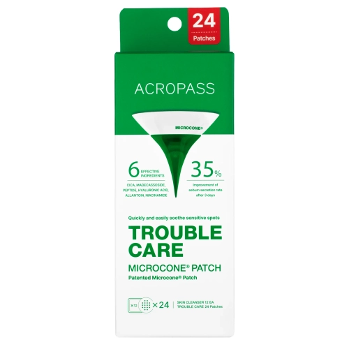 AcroPass - Trouble Care Microcone Patch - Náplasti na pupínky s mikrojehličkami - 24 ks