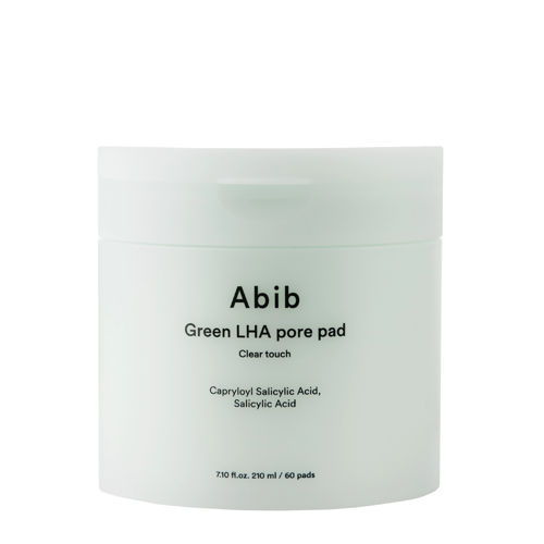 Abib - Green LHA Pore Pad Clear Touch - Čisticí polštářky na obličej - 210ml/60ks.