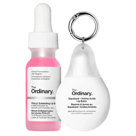 The Ordinary - The Soft Lips Set - Sada pro péči o rty - Sérum 15 ml + Balzám 15 ml