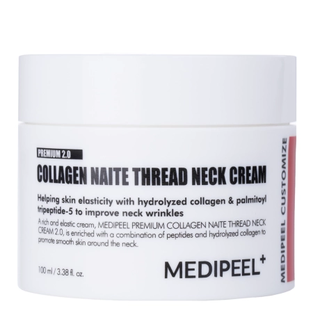 Medi-Peel - Premium Naite Thread Neck Cream 2.0 - Krém pro péči o pokožku krku - 100 ml