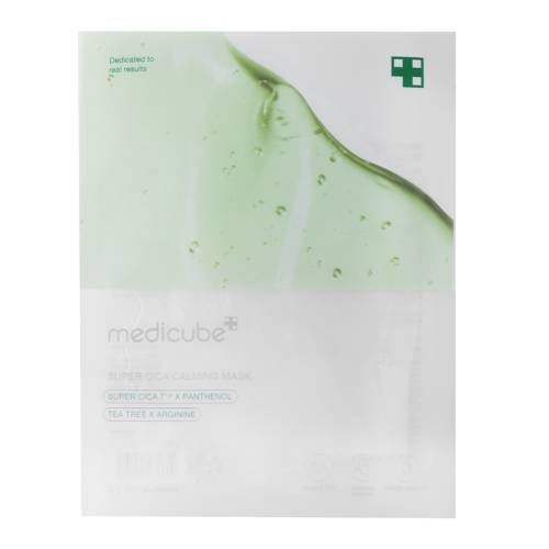 Medicube - Super Cica Calming Mask - Zklidňující pleťová maska v plátýnku  - 1ks/ 22 g
