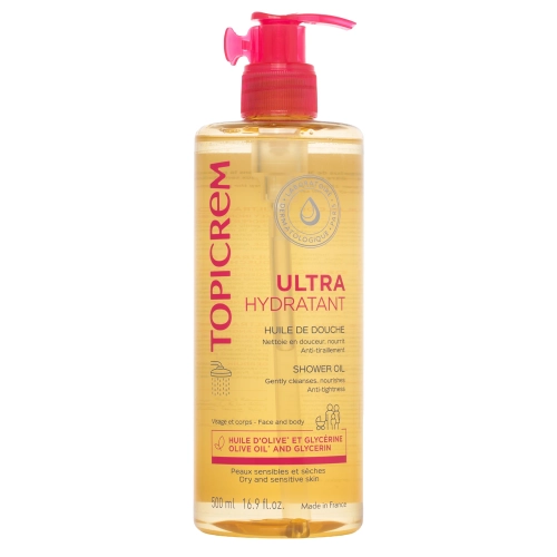 Topicrem - Ultra Hydratant Sprchový olej - Hydratační sprchový olej - 500 ml