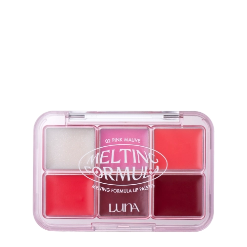LUNA - Melting Formula Lip Palette - Paleta lesků na rty - 02 Pink Mauve - 10,2 g
