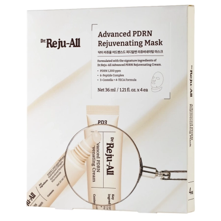 Dr. Reju-All - Advanced PDRN Rejuvenating Mask - Regeneračně-zpevňující plátýnková maska - 4 ks/36 ml
