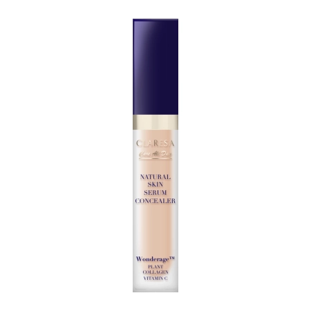 Claresa - Natural Skin Serum Concealer - Korektor- sérum s přirozeným finišem - 1W Light Warm - 7 ml