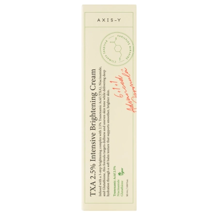 Axis-y - TXA 2.5% Intensive Brightening Cream - Intenzivně rozjasňující krém na obličej - 50 ml