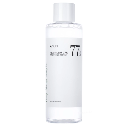 Anua - Heartleaf 77% Soothing Toner - Zklidňující tonikum na obličej - 250 ml