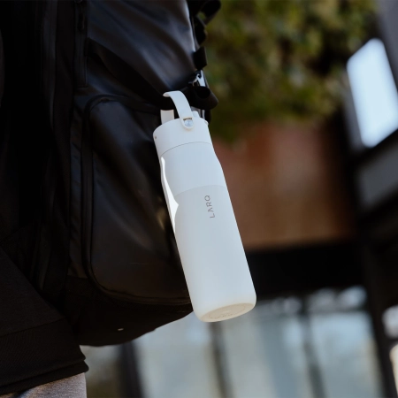 LARQ - Bottle PureVis 2 - Inteligentní, samočistící filtrační láhev, UV-C světlo - Mojave Dune - Objem: 680 ml