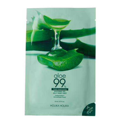 Holika Holika - Aloe Soothing Gel Jelly Mask Sheet - Plátýnková maska s aloe vera - 23 ml