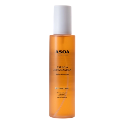 Asoa - Noční regenerace pleti - Exfoliační esence - 150 ml