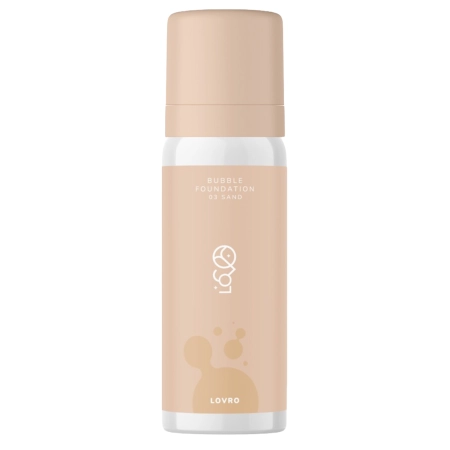 LOVRO - Bubble Foundation - Make-up s lehkým rozjasňujícím složením  - 03 Sand - 50 ml