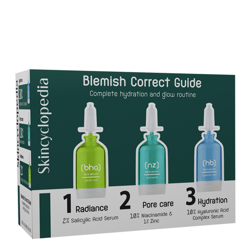Skincyclopedia - Blemish Guide Set - Sada sér proti akné a nedokonalostem pleti - 3 x 15 ml