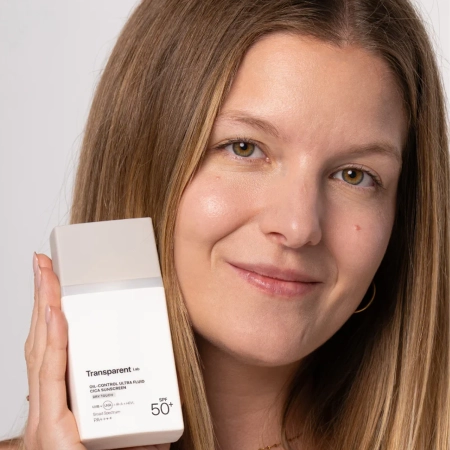 Transparent Lab - Oil Control Ultra Fluid Cica Sunscreen - Matující krém SPF50+ - 100 ml