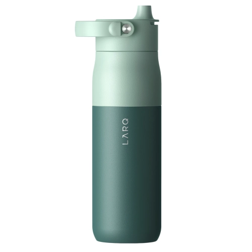 LARQ - Bottle PureVis 2 - Inteligentní, samočistící filtrační láhev, UV-C světlo - Eucalyptus Green - 680 ml