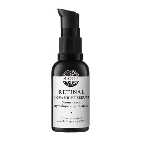 Bioup - Retinal - Stimulující a zpevňující sérum s Retinalem 0,05 %, Acmelou a exosomy CICA - 30 ml