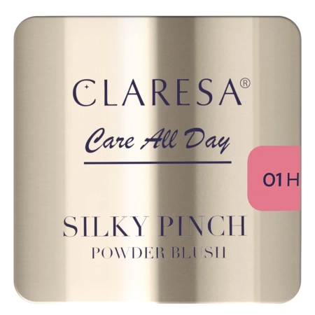 Claresa - Care All Day Silky Pinch Powder Blush - Pudrová tvářenka - Hibiscus 01 - 2 g