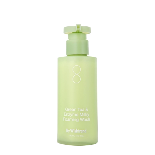 By Wishtrend - Green Tea & Enzyme Milky Foaming Wash - Pěna na čištění obličeje - 140 ml