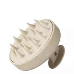 Mohani - Hair Scalp Massager and Shampoo Brush - Beige - Kartáč na mytí vlasů a masáž pokožky hlavy - béžová - 1 ks