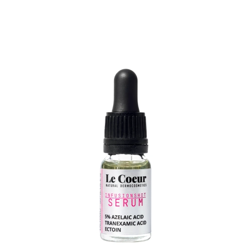 Le Coeur - Dermo-Spicules Infusionshot - Sérum s mikrojehličkami, 5% kyselinou azelaovou, kyselinou tranexamovou a ektoinem - 10 ml