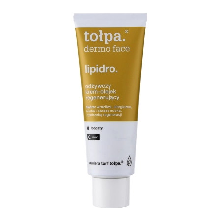 Tołpa - Dermo Face Lipidro - Bohatý noční krém/olej s vyživujícím a regeneračním účinkem - 40 ml