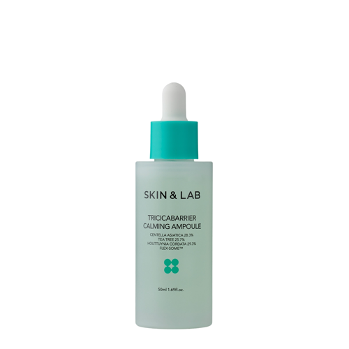 Skin&Lab - Tricicabarrier Calming Ampoule - Zklidňující ampule na obličej s pupečníkem asijským - 50 ml