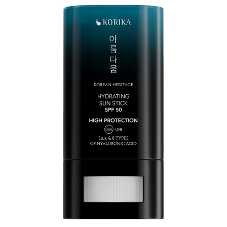 KORIKA - Korean Heritage Silk & 8 Types of Hyaluronic Acid Hydrating Sun Stick SPF 50 - Hydratační SPF tyčinka na obličej - 20 g