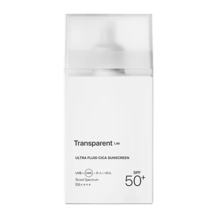 Transparent Lab - Ultra Fluid Cica Sunscreen - Hybridní krém SPF50+ - 100 ml