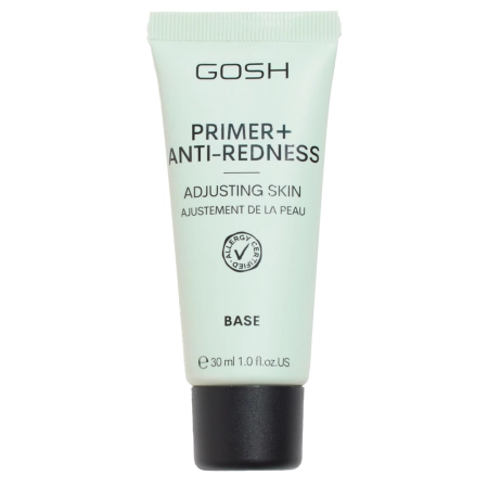 GOSH -  Primer+ Anti-Redness - Korekční báze pod make-up - 30 ml