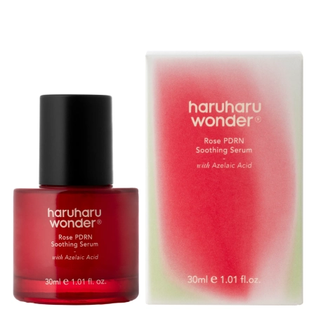 Haruharu Wonder - Rose PDRN Soothing Serum - Zklidňující sérum s PDRN a kyselinou azelaovou - 30 ml