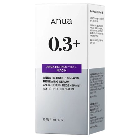 Anua - Nano Retinol 0,3 % + Niacin Renewing Serum - Vyhlazující a rozjasňující sérum s retinolem - 30 ml