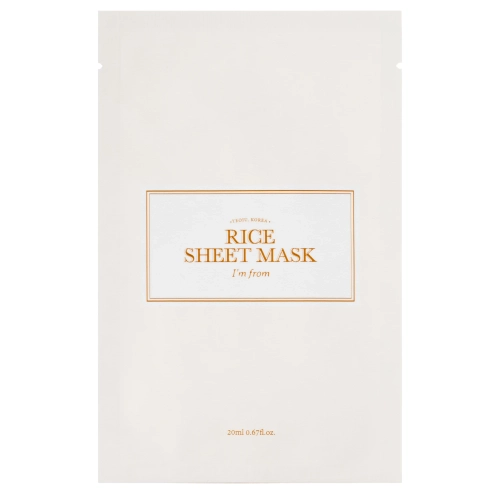 I’m From - Rice Sheet Mask - Plátýnková maska s extraktem z rýže - 1 ks/20 ml