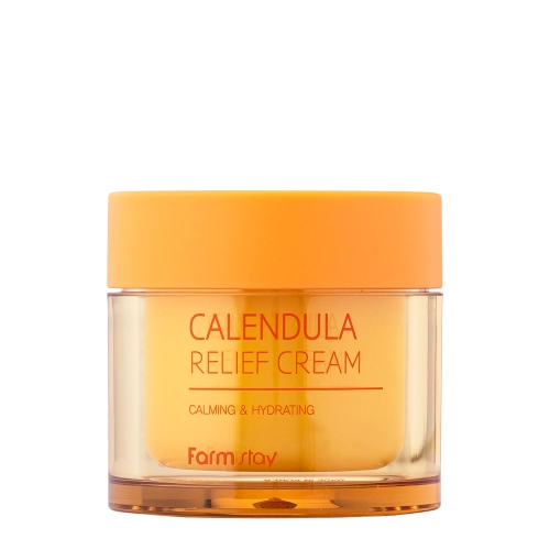 Farmstay - Calendula Relief Cream - Zklidňující krém s měsíčkem lékařským - 80 ml