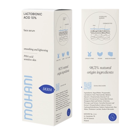 Mohani - Rozjasňující sérum s kyselinou laktobionovou 10 % - 30 ml