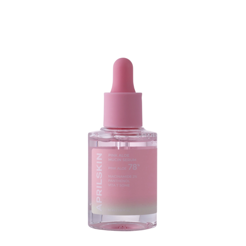 Aprilskin - Pink Aloe Mucin Serum - Zklidňující pleťové sérum s aloe vera - 30 ml