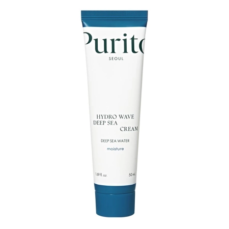 Purito Seoul - Hydro Wave Deep Sea Cream - Hloubkově hydratační krém s mořskou vodou - 50 ml