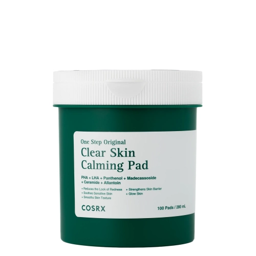 COSRX - One Step Original Clear Skin Calming Pads - Zklidňující čistící polštářky pro problematickou pleť - 280ml/100ks