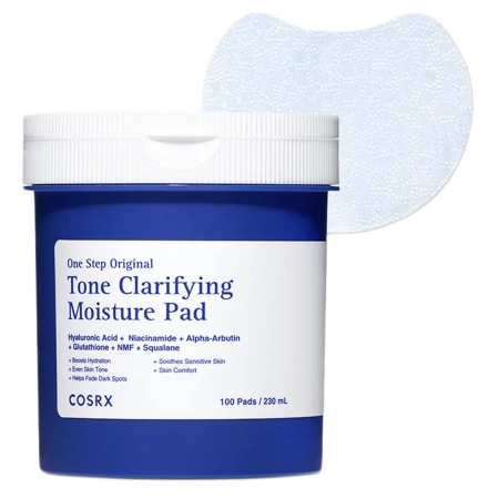 COSRX - One Step Original Tone Clarifying Moisture Pad - Hydratačně-čisticí tampónky na obličej - 230 ml/100 ks