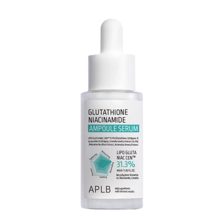APLB - Glutathione Niacinamide Ampoule Serum - Rozjasňující pleťové sérum - 40 ml