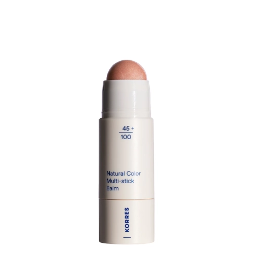 Korres - Natural Color Multi-Stick Balm - Tyčinka na rty a tváře - 02 Glass Peach - 4,5g