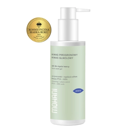 Mohani - Čistící gel na obličej s kyselinou pyrohroznovou a glykolovou - 150 ml