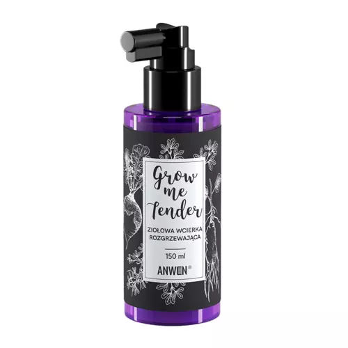 Anwen - Grow Me Tender - Bylinné rozehřívající vlasové tonikum - 150 ml