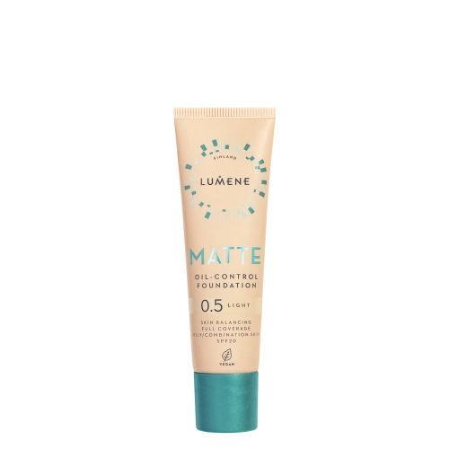 Lumene - Matte Oil Control Foundation SPF 20 - Matující make-up - 0,5 Light - 30 ml