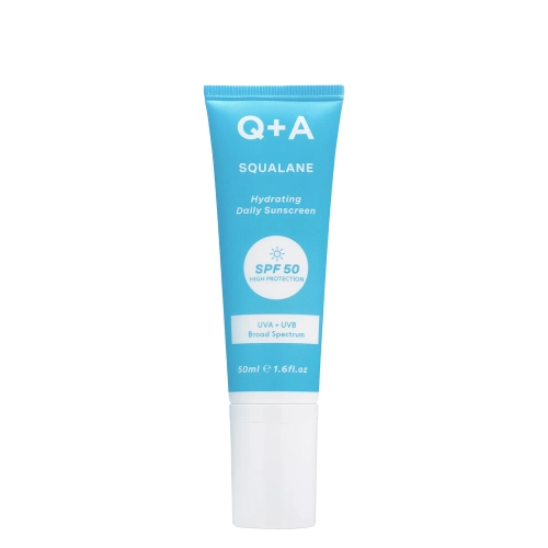 Q+A - Squalane SPF50 Hydrating Facial Sunscreen - Hydratační opalovací krém na obličej se skvalanem a SPF50 - 50 ml