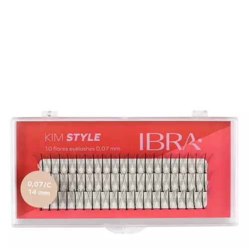 Ibra Makeup - Trsy řas Kim Style C 0,07 - 14 mm