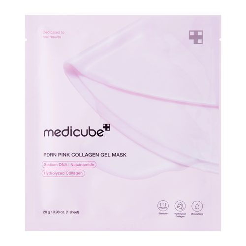 Medicube - PDRN Pink Collagen Jelly Gel Mask - Zpevňující hydrogelová maska na obličej - 1ks/28g