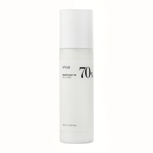 Anua - Heartleaf 70% Daily Lotion - Zklidňující a hydratační emulze na obličej - 200 ml