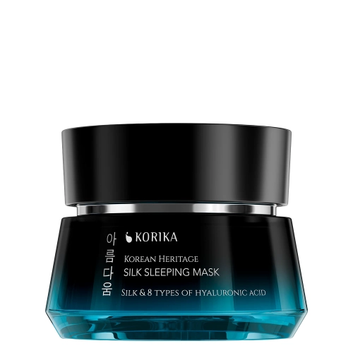 KORIKA - Korean Heritage Silk & 8 Types of Hyaluronic Acid Silk Sleeping Mask - Hydratační noční maska na obličej - 50 ml