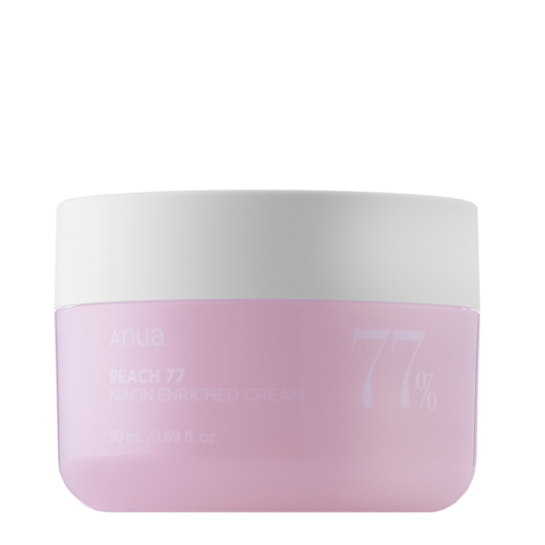 Anua - Broskvový krém obohacený o 77 % niacinu - hydratační krém na obličej se 77 % broskvového extraktu - 50 ml