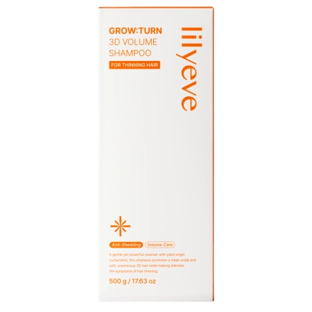 lilyeve - Grow Turn 3D Volume Shampoo - Posilující šampon na vlasy a pokožku hlavy - 500 g