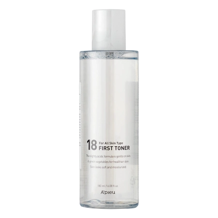 A’pieu - 18 First Toner - Zklidňující pleťové tonikum - 180 ml